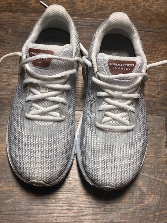 Under Armour Shoes - Under Armour Charged Impulse Women’s Athletic Shoes - Light Gray/White